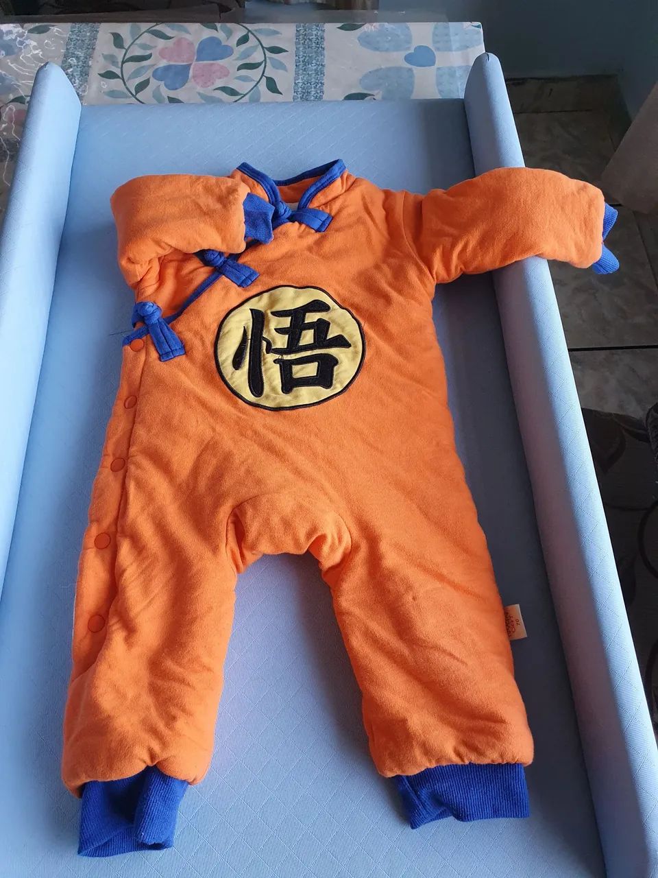 Macacão Bebê Laranja dragon ball