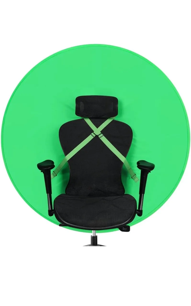 Fundo Chroma Key para Cadeira - Perfeito para Streaming!