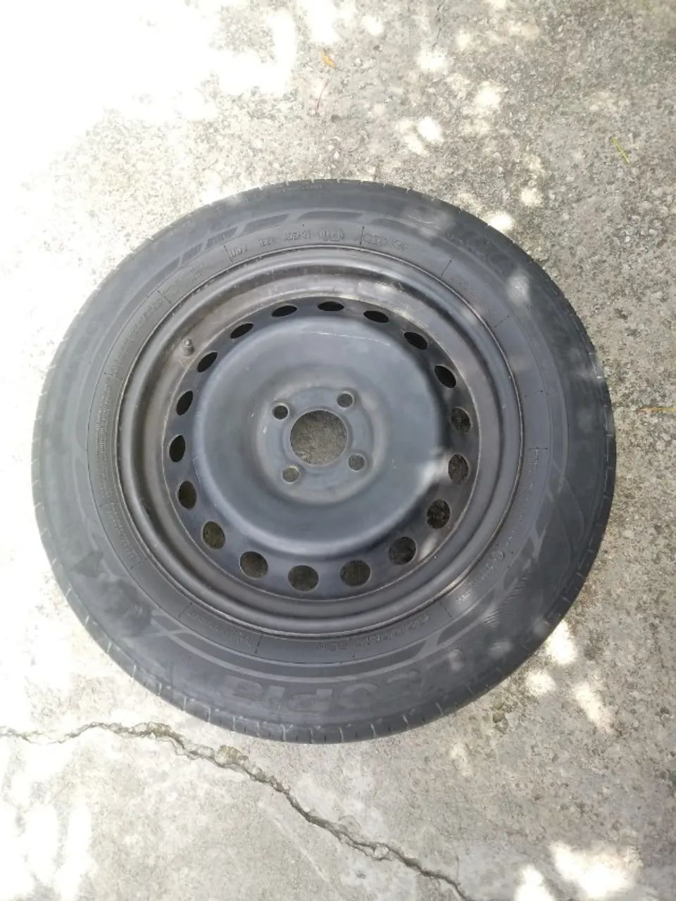 Roda + Pneu Aro 15" Renaut Sandero Original - Foto 3