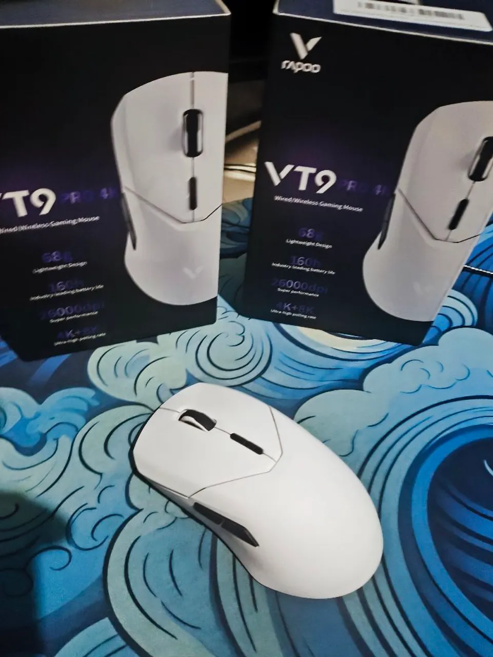 Mouse Gamer Rapoo VT9 Pro 4K Novo Lacrado