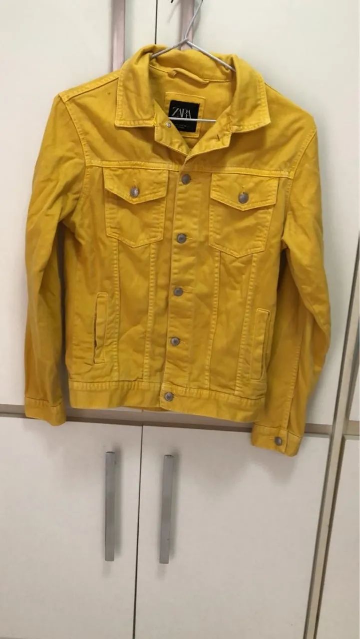 Yellow Jaqueta Amarela Jeans Jaqueta Jeans Masculina Amarelo Claro