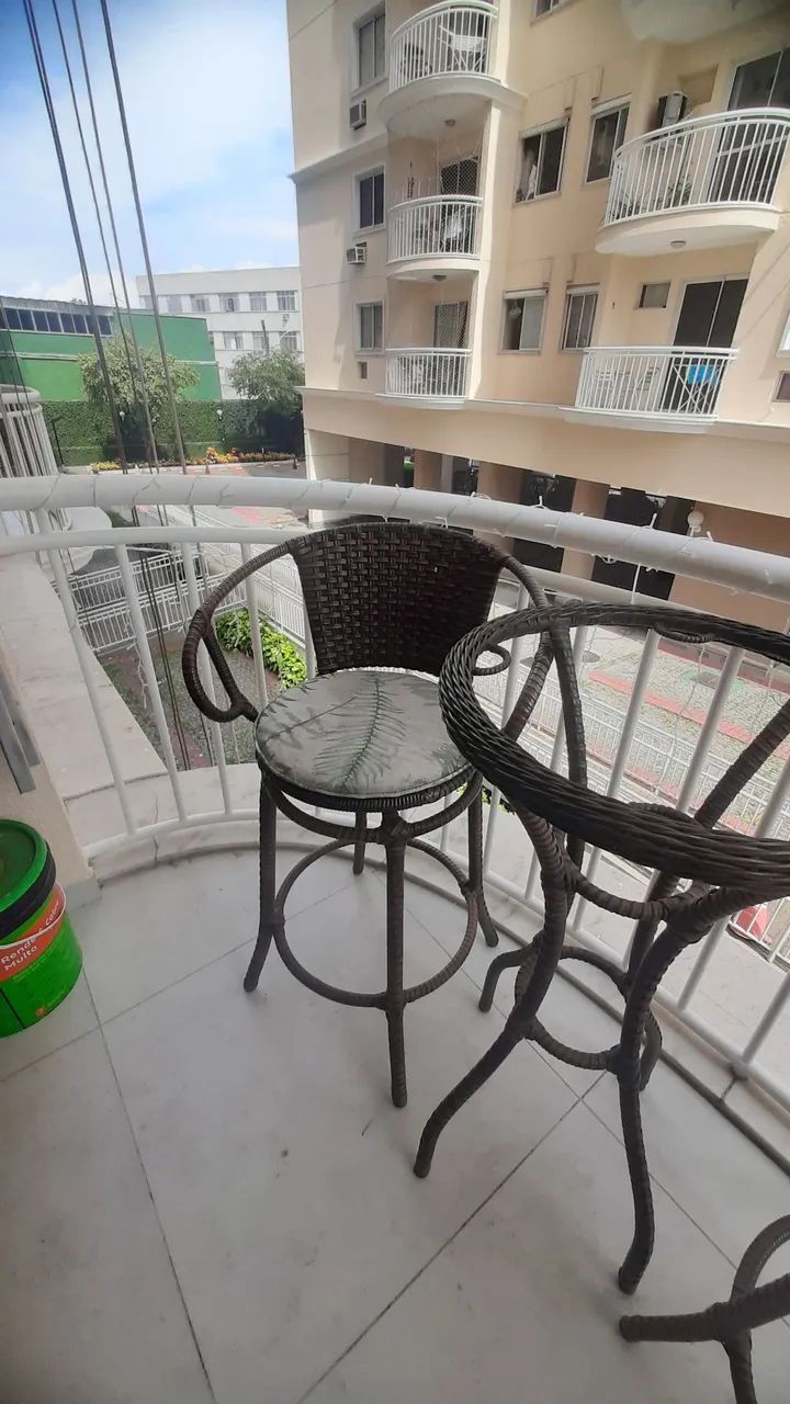 Conjunto de mesa e cadeiras de vime  - Foto 4