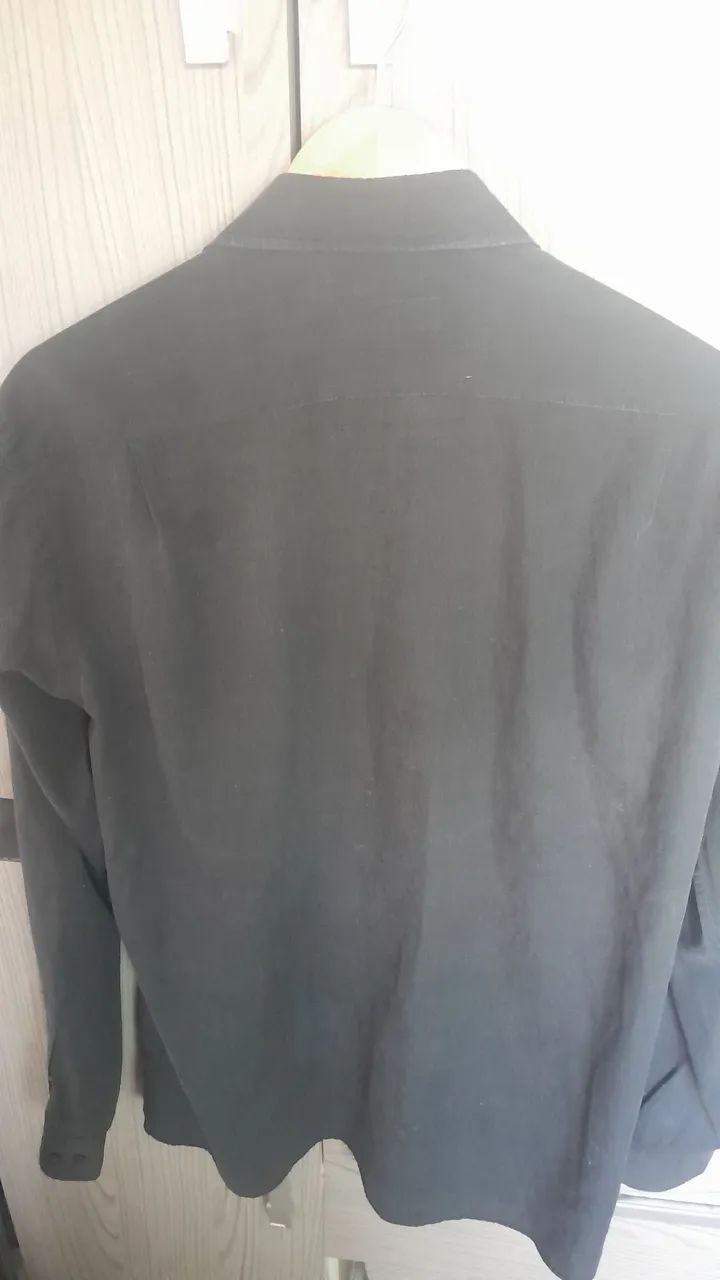 Camisa social preta  - Foto 3