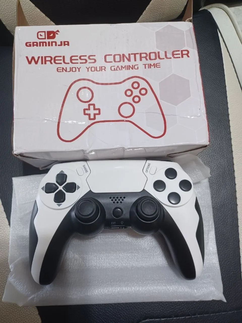 Controle Para PS4 Compatível com PS3, PS4, PC, Android e iOS Novo