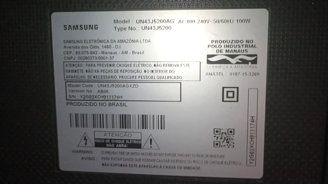 Tv Samsung  smart 43 