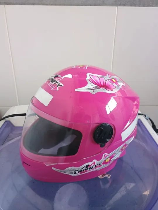 Capacete de Motociclista Liberty infantil.