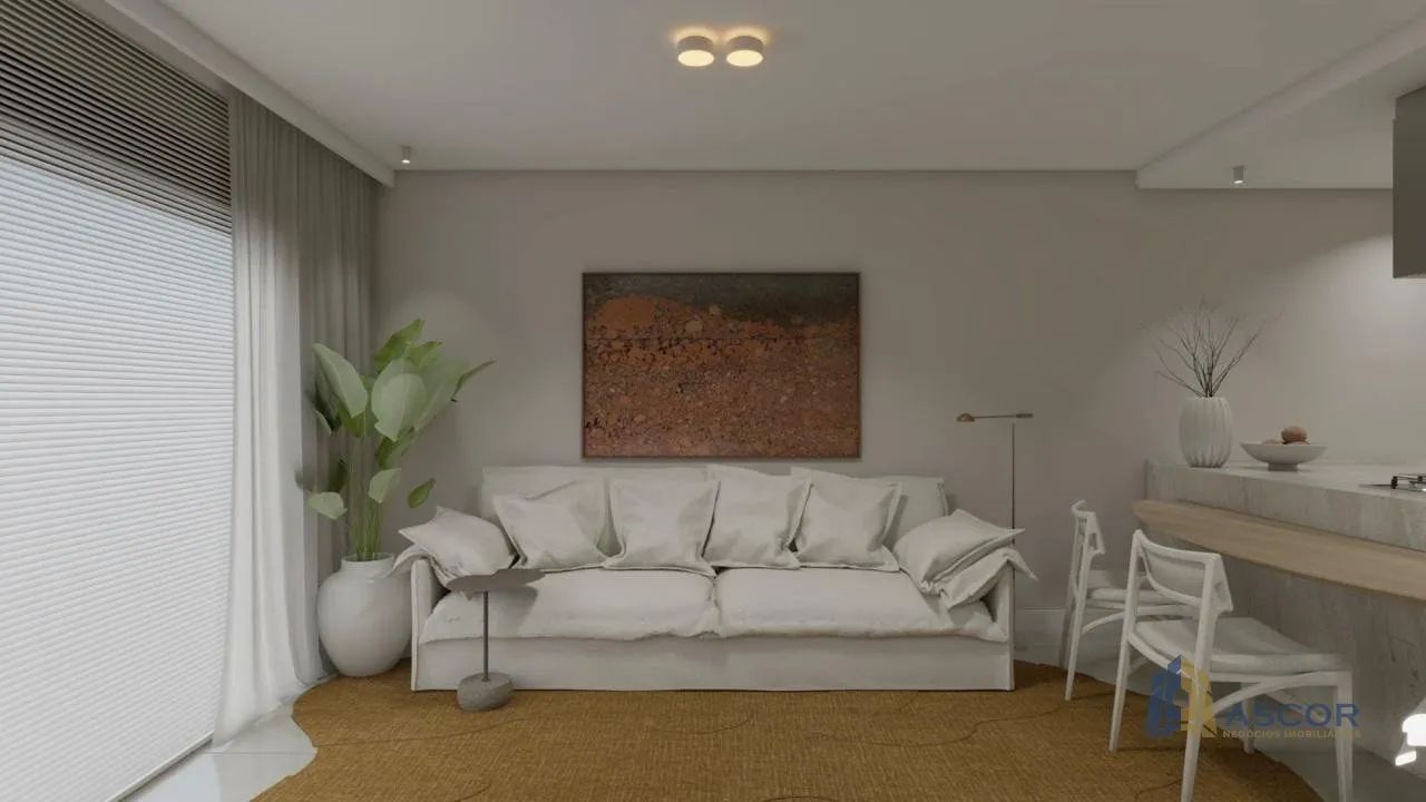 Apartamento Estúdio Mobiliado com sacada no Saco Grande - Florianópolis