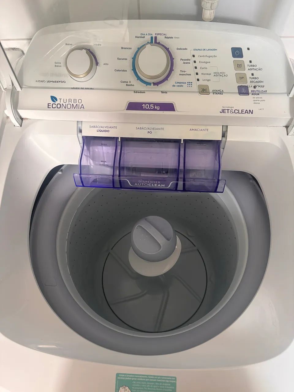 Lavadora de roupa Eletrolux-10,5kg - Foto 2