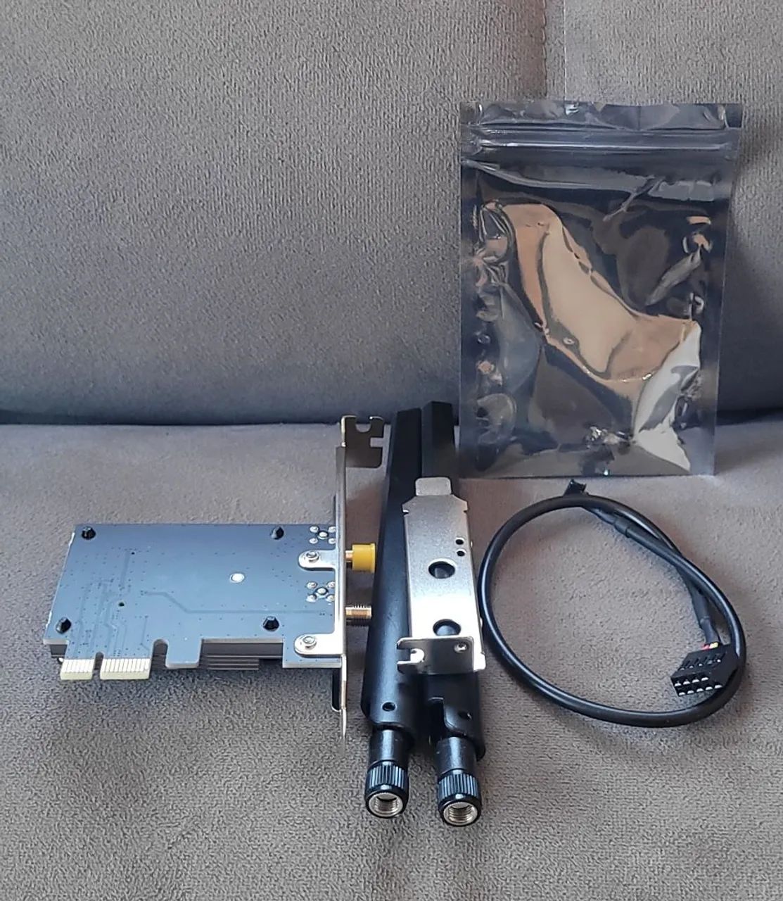 Placa PCI-E WiFi 6E AX5400 + Bluetooth 5.3 | Intel AX210 | 5374Mbps | Windows 10/1 - Foto 4