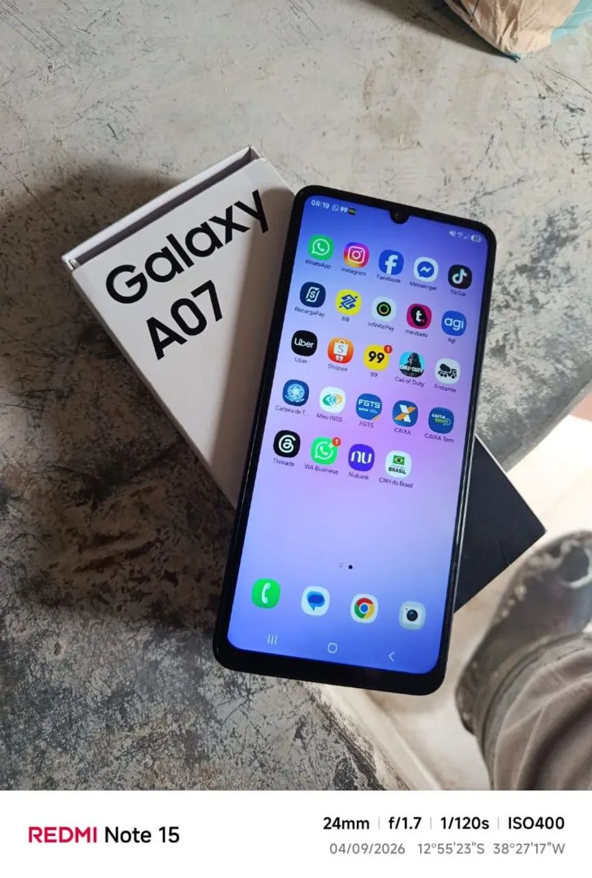 A07 128GB NOVO