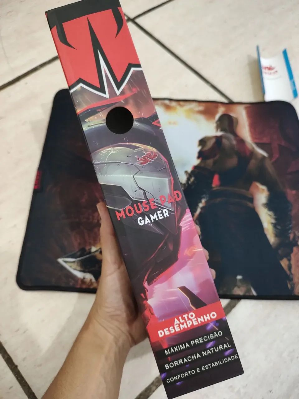 Kit com 3 Mouse pad gamer - Foto 4