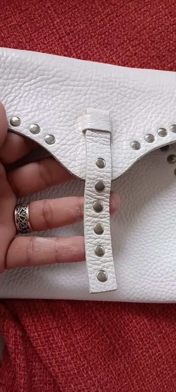 Bolsa de couro da Dateli. - Foto 2