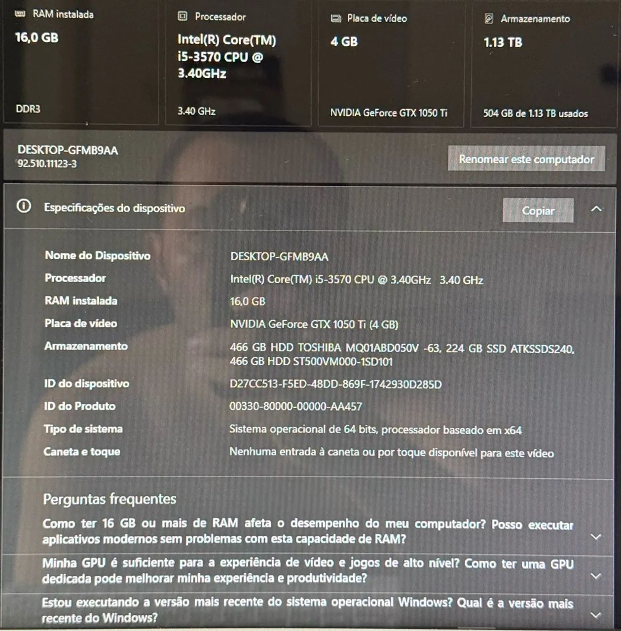 Vendo PC Gamer 