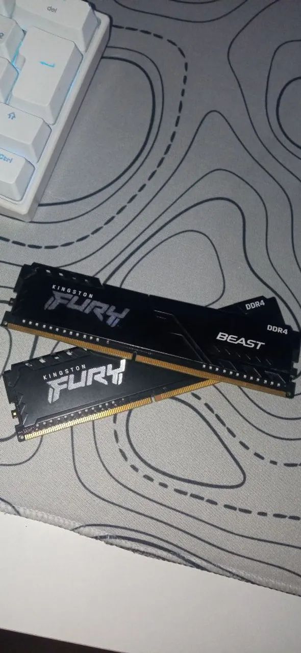 2x Kingston Fury DDR4 8GB RAM Memory, 2400MHz