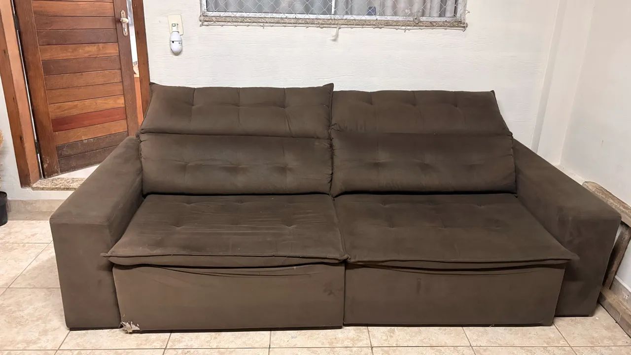 Sofá retrátil 2,5m - Foto 2
