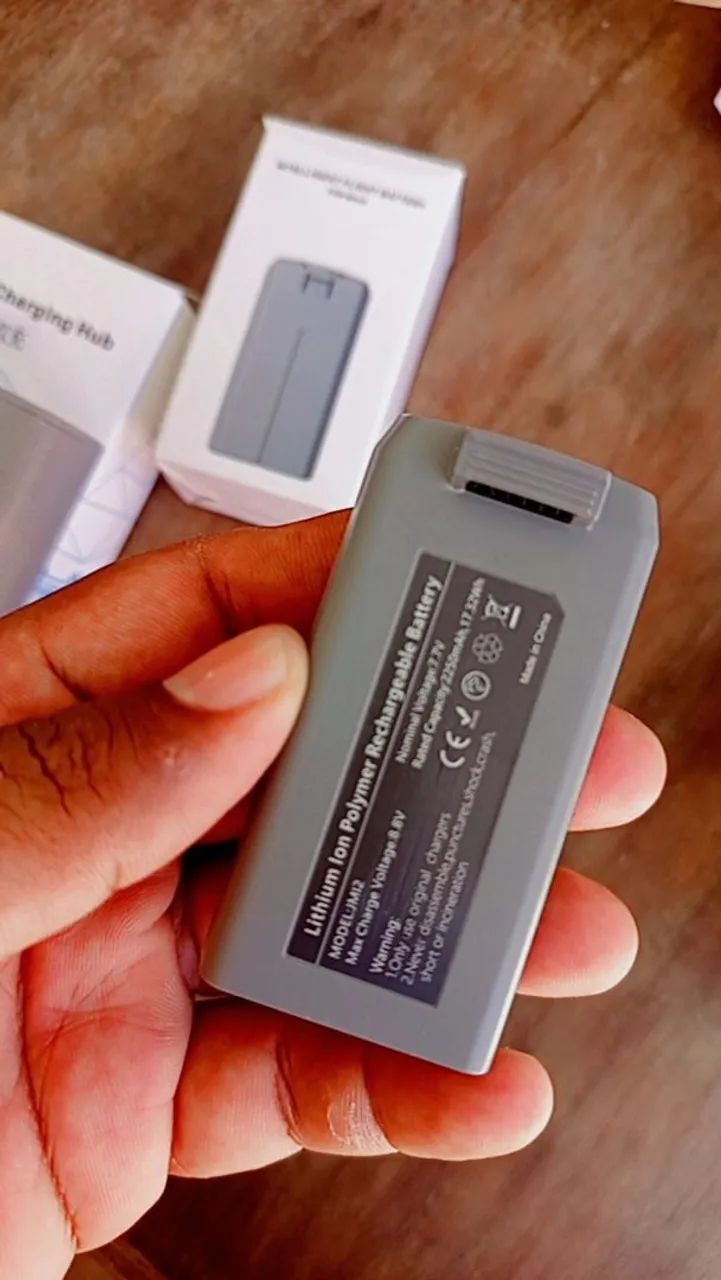 Bateria do drone dji míni 2, míni 2 se e míni 4 k . Com Rub - Foto 3