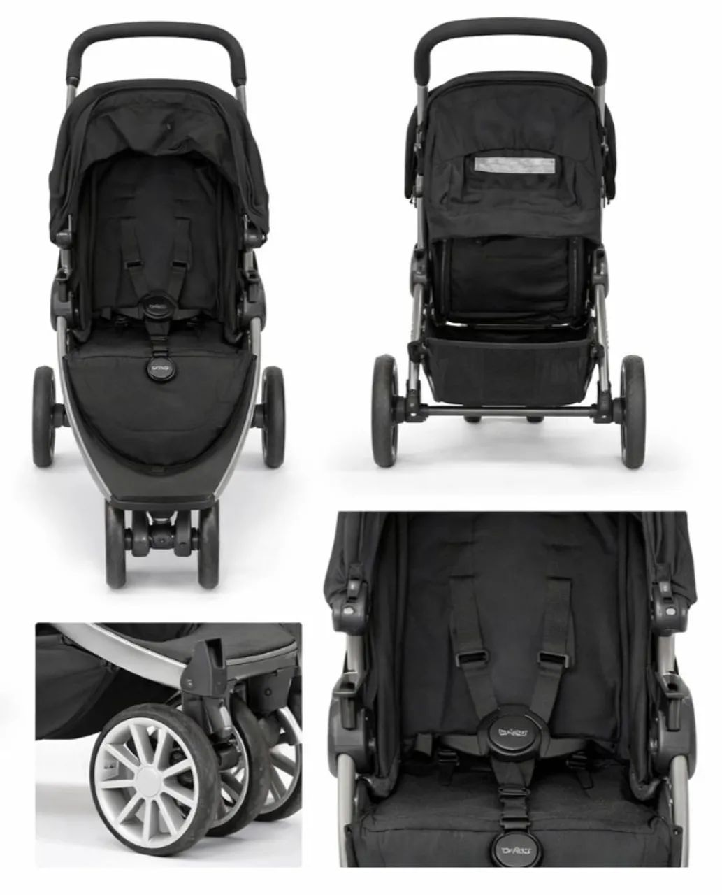 Carrinho de Bebê Britax B-Agile + Bebê Conforto com Base Isofix - Foto 4