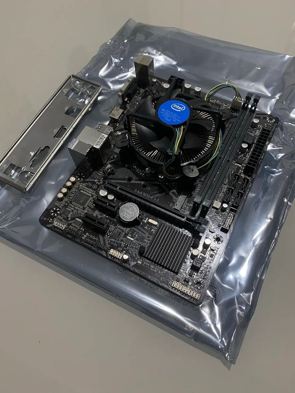 Placa mãe e processador 