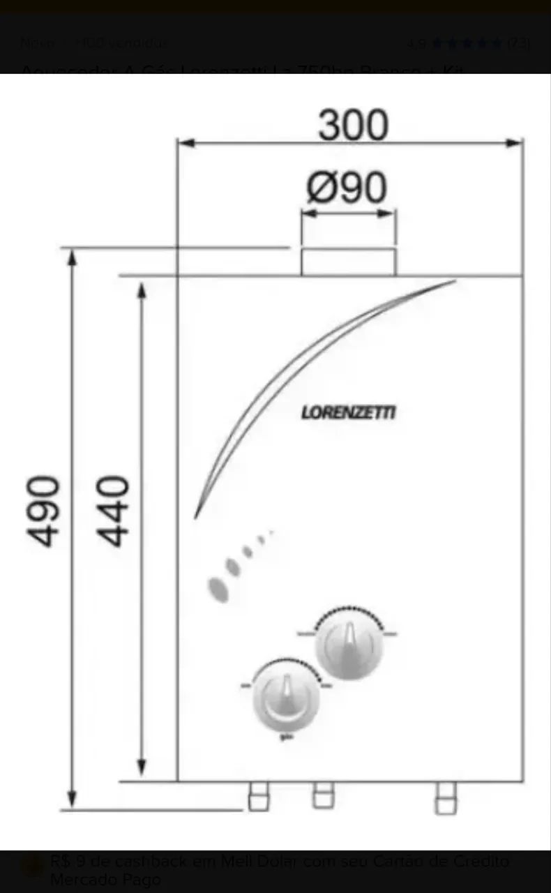 Aquecedor Lorenzetti  - Foto 2