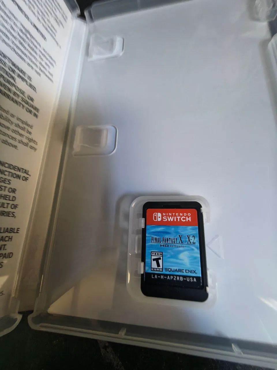 Final fantasy X e X-2 Nintendo switch mídia física voucher não resgatado ainda. - Foto 3