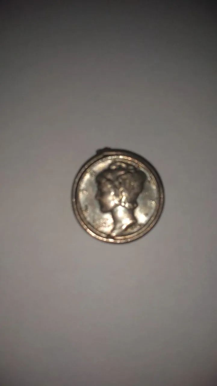 Moeda One Dime, Ano-1942-90% prata  - Foto 3