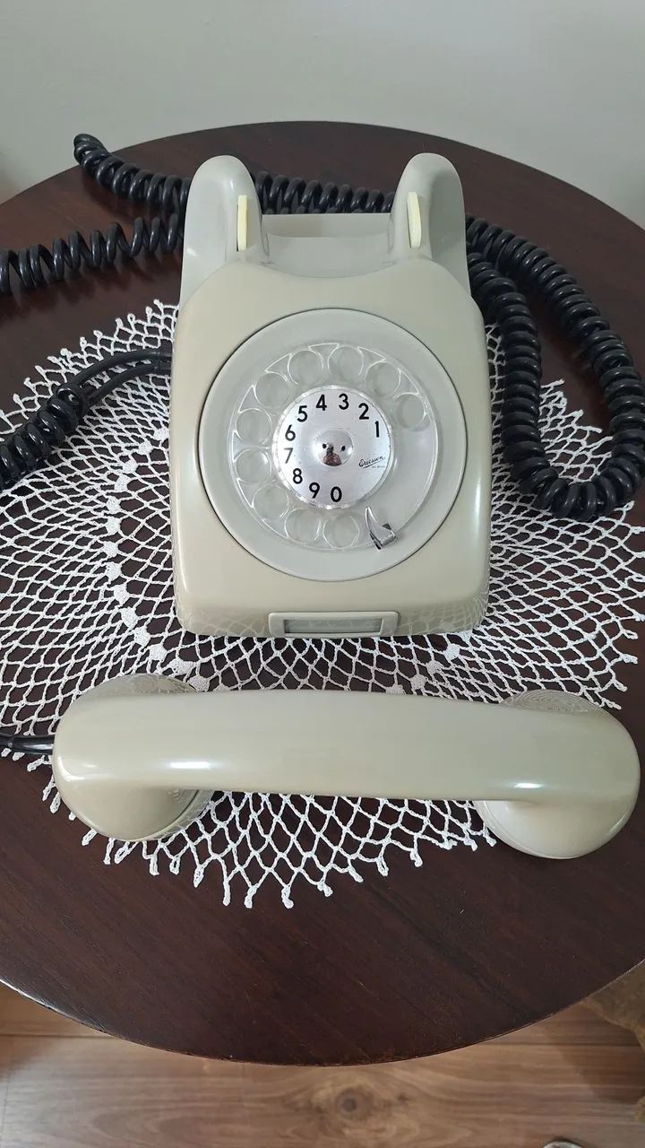 Telefone de disco Ericsson vintage - Foto 2