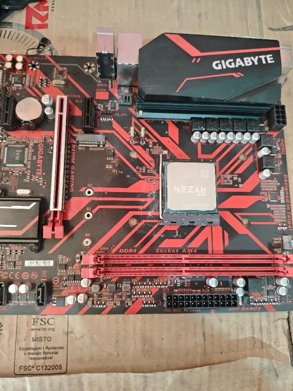 Processador AMD Ryzen 7  2700  impecável  - Foto 3
