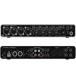 Placa de áudio behringer umc404hd  Interface de áudio 