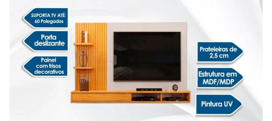 Painel Turim TV-60! Pronta Entrega! - Foto 3