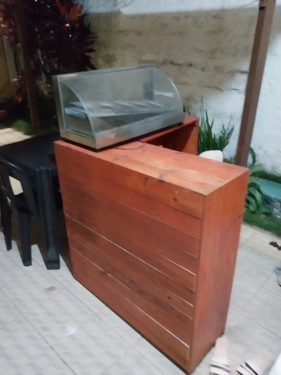 Vendo estufa e balcão