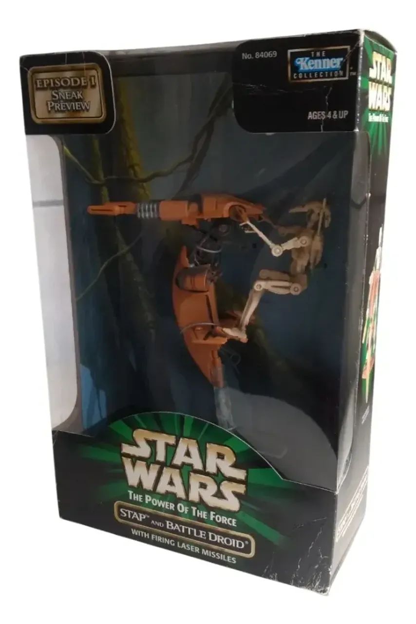 Kenner Star Wars Stap And Battle Droid Original 1998 (17cm) - Foto 3