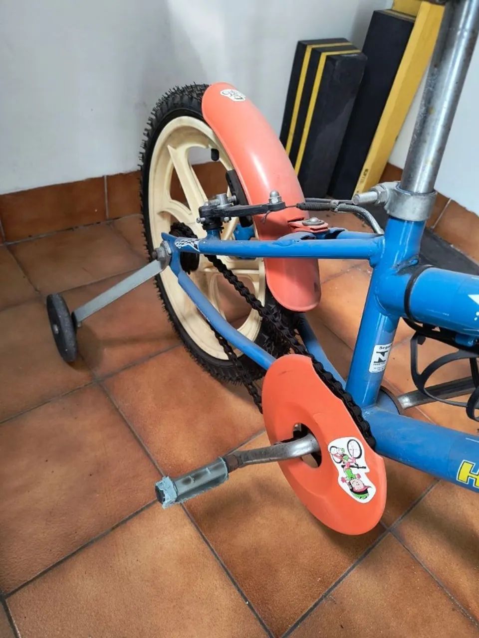 bicicleta infantil houston magic azul - Foto 5