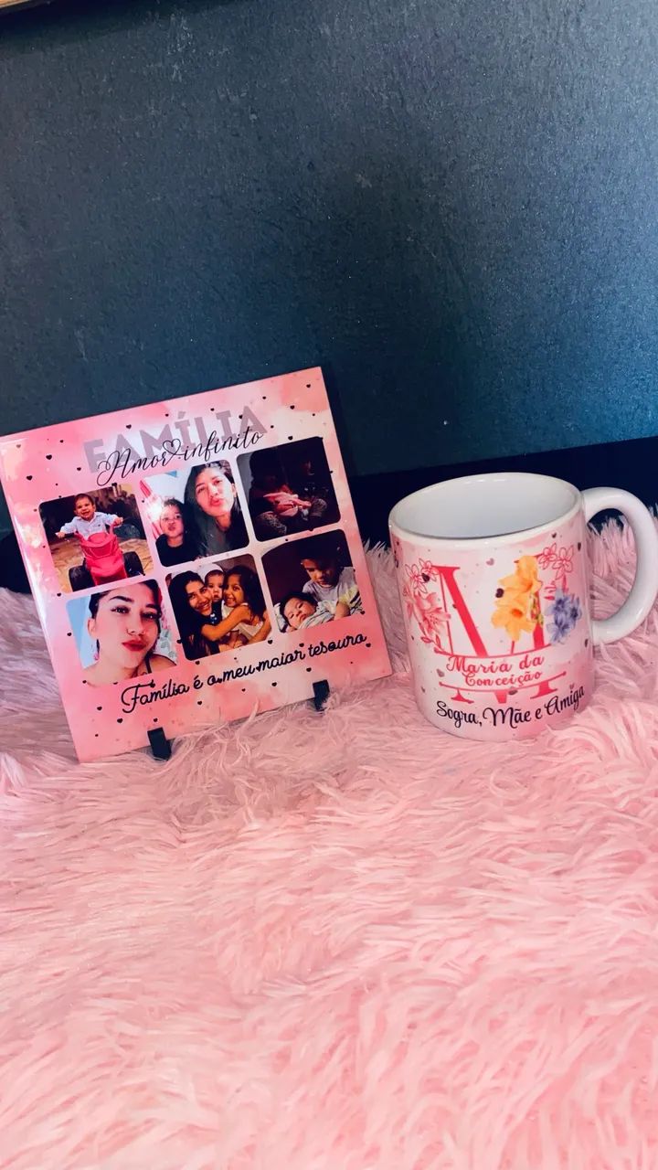 Kit presente caneca + azulejo personalizado  - Foto 3