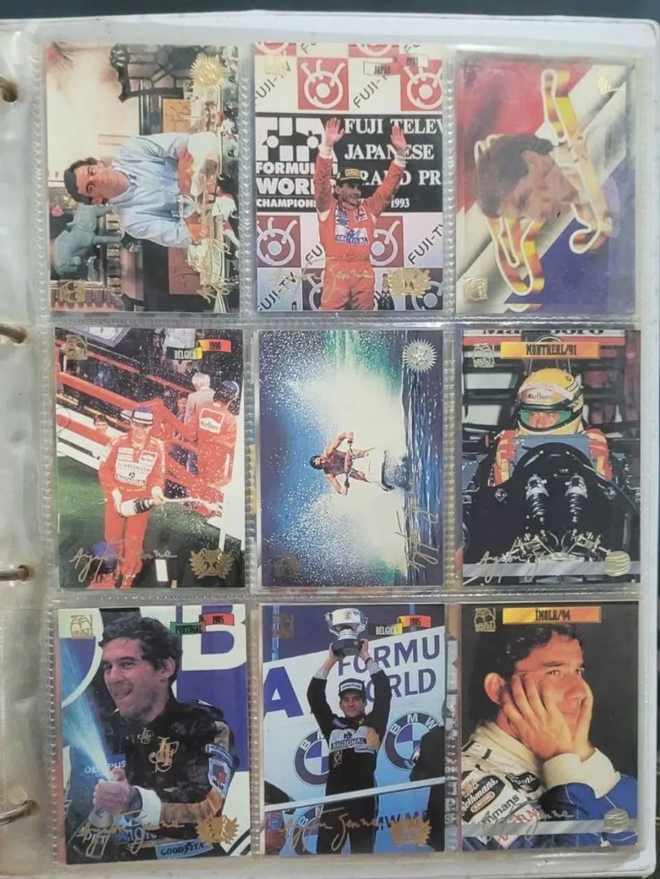 lote card Ayrton Senna perfil de um herói - Antiguidades - Marapé