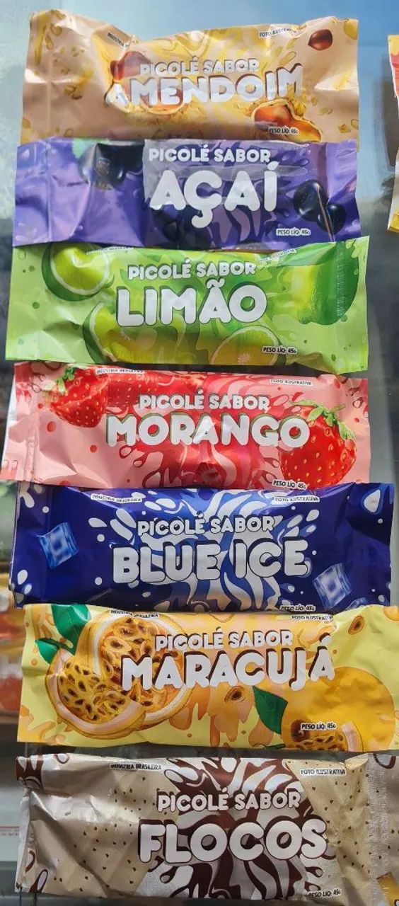 PICOLÉ TROPICAL DE FRUTAS E CREMOSO AO LEITE - Foto 5