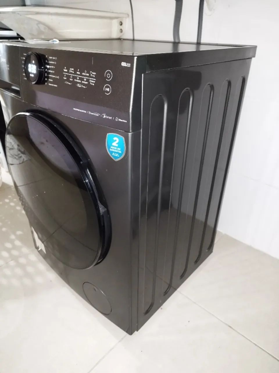 Lava e seca Midea 11Kg / 7Kg Inverter Cinza - Foto 4