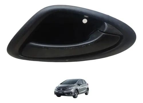 Maçaneta Interna Honda Fit 2004 A 2008 Dianteira Esquerda Preto