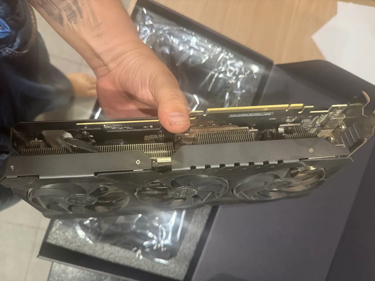 placa de video rtx 3070 8gb tuf gaming - Foto 6