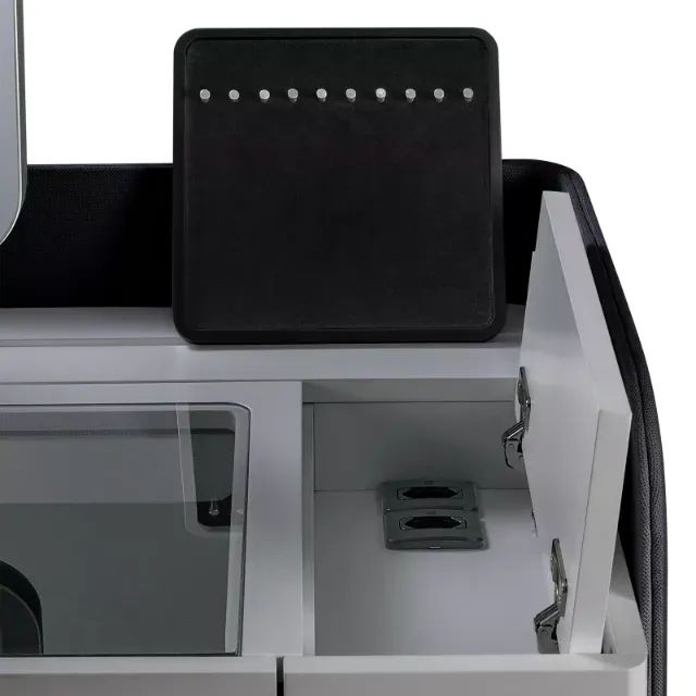 Penteadeira Flexform Luce Dark/DK com Espelho LED - Seminova - Foto 5