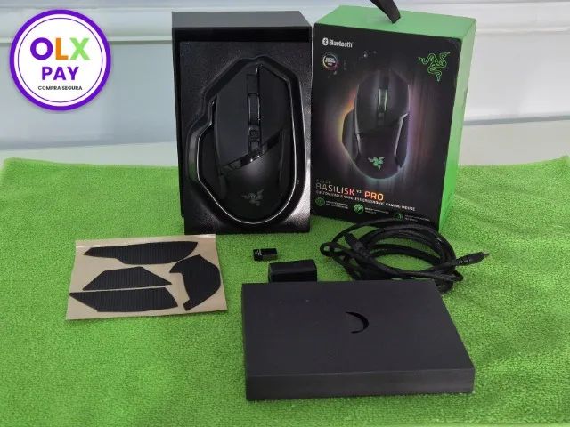 Mouse Razer Basilisk V3 Pro 35K Sem Fio - Envio OLX Pay