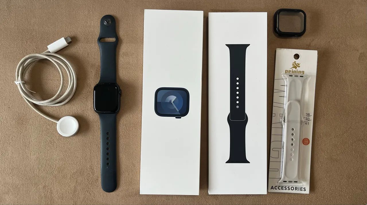 Apple Watch Series 9 41mm Preto - Foto 4