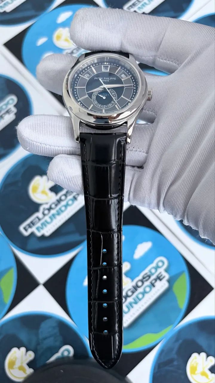 RELOGIO GENEVE AUTOMÁTICO FUNDO CINZA - Foto 2