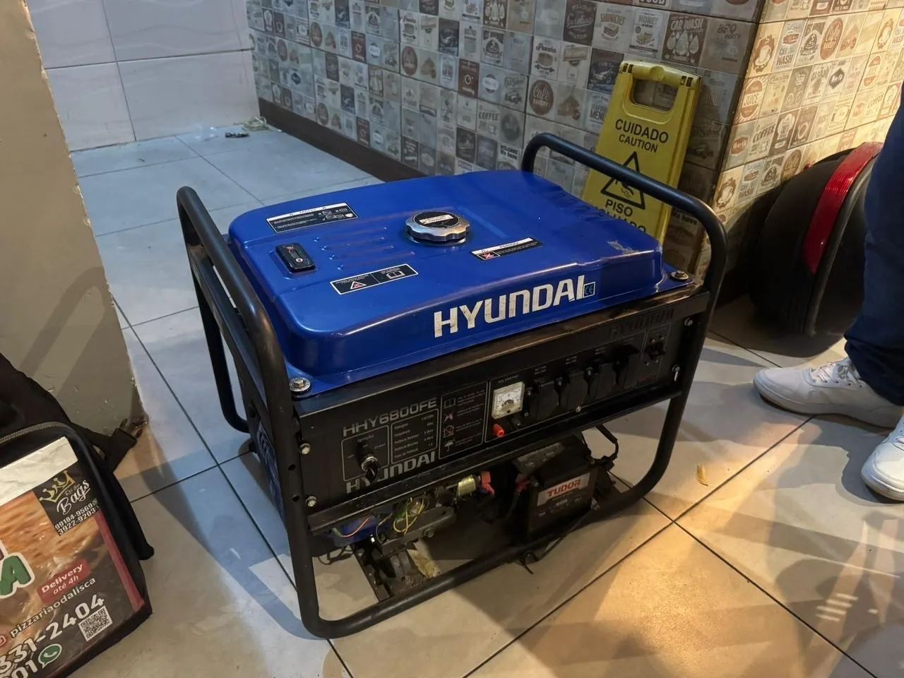 Gerador Hyundai 6 kVA a gasolina e partida na chave  - Foto 2