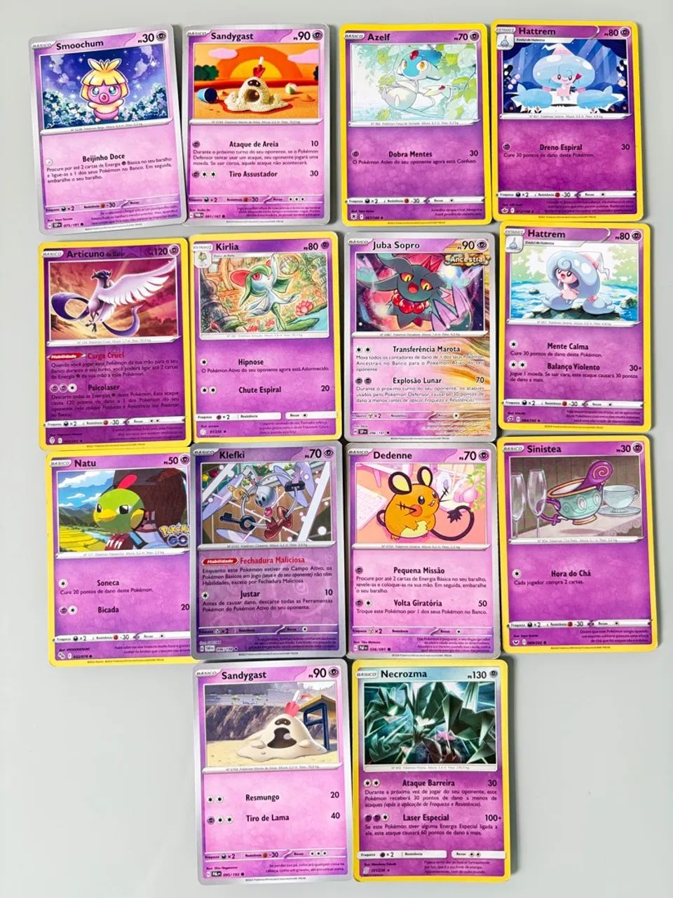 Cartas Pokémon - Comum *TIPO PSÍQUICO* - Foto 3