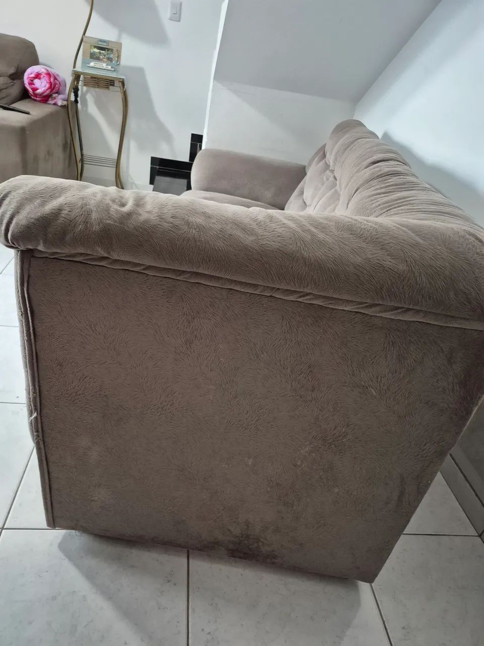 Sofá usado 3 lugares - Foto 4