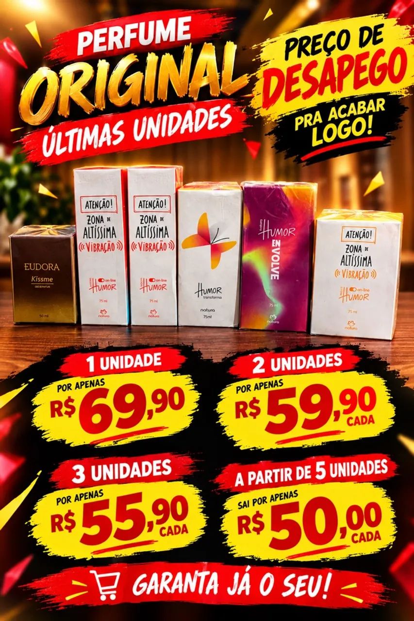 Preço de desapego Perfume original 