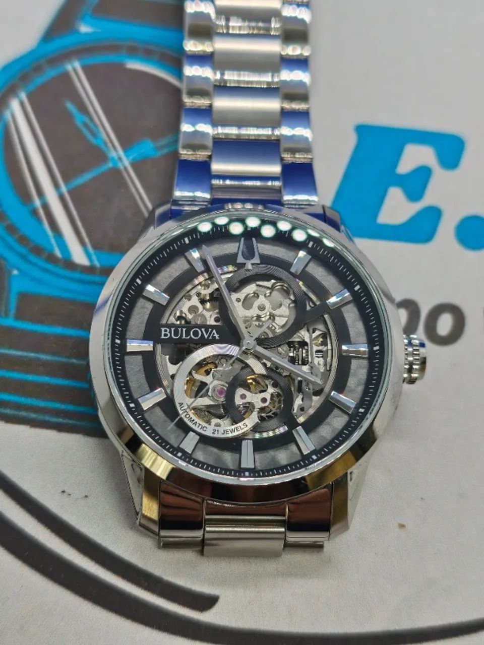 RELOGIO BULOVA SUTON SKELETON AUTOMATICO - Foto 2