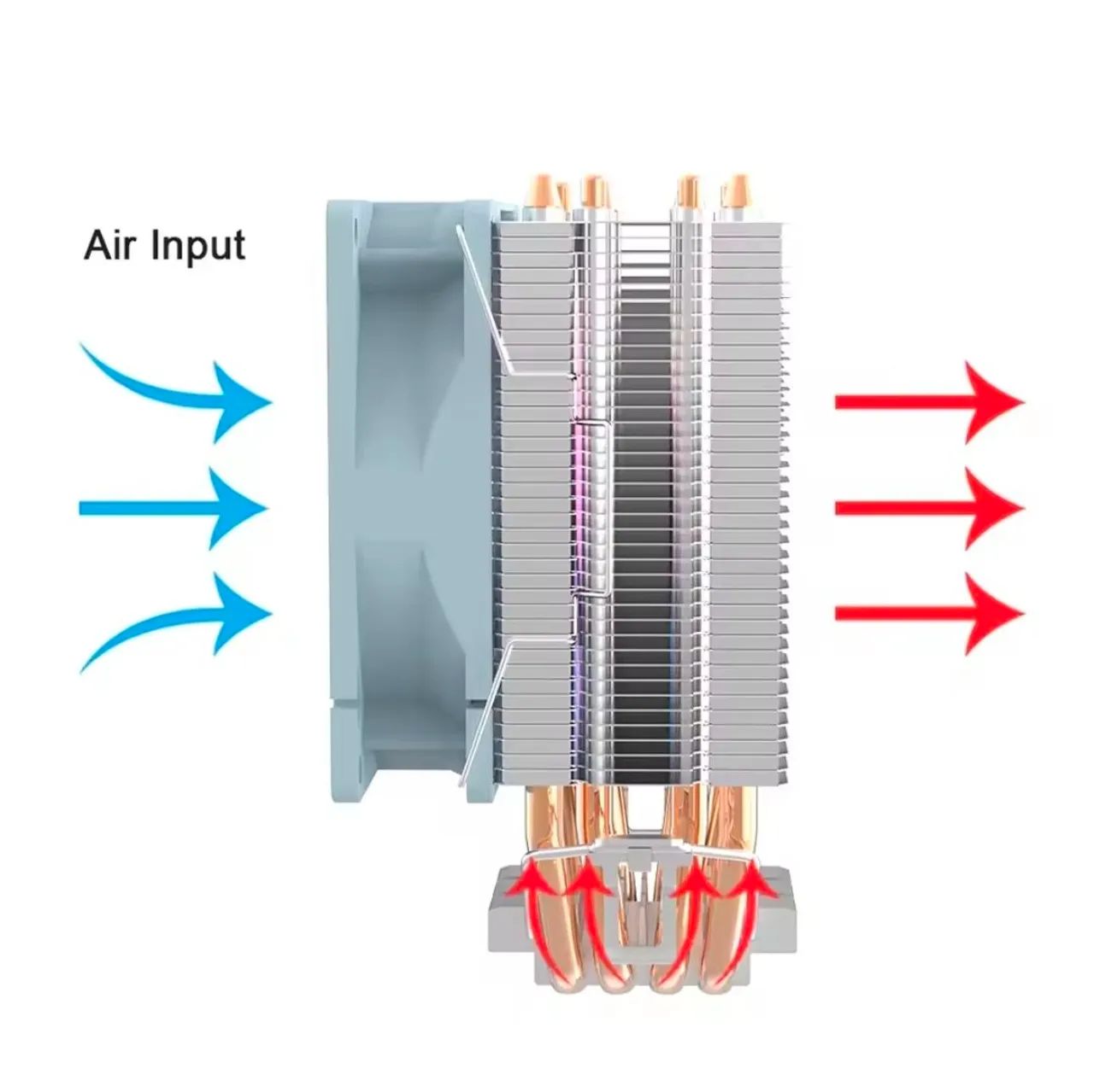 Air Cooler Aigo ICE400Se 4 Heat Pipes - Foto 4