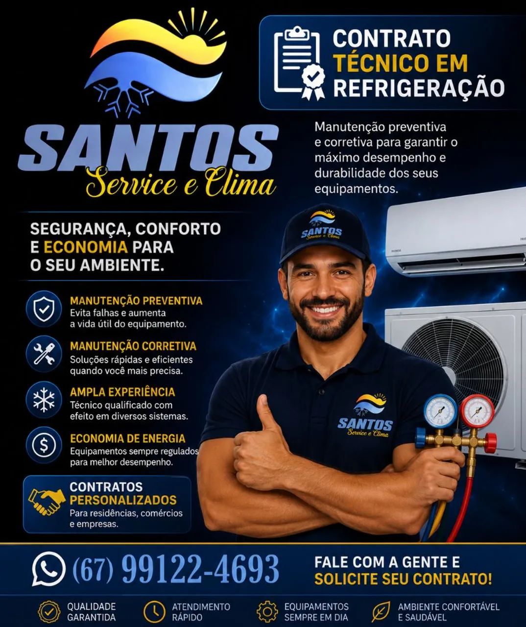Instalação ar condicionado