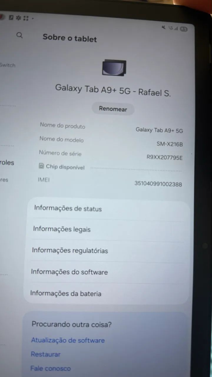 GALAXY TAB A9 + 5G SAMSUNG 